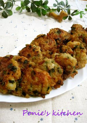野菜入り☆ふわふわ♪つくね風鶏のから揚げ-レシピのメイン写真
