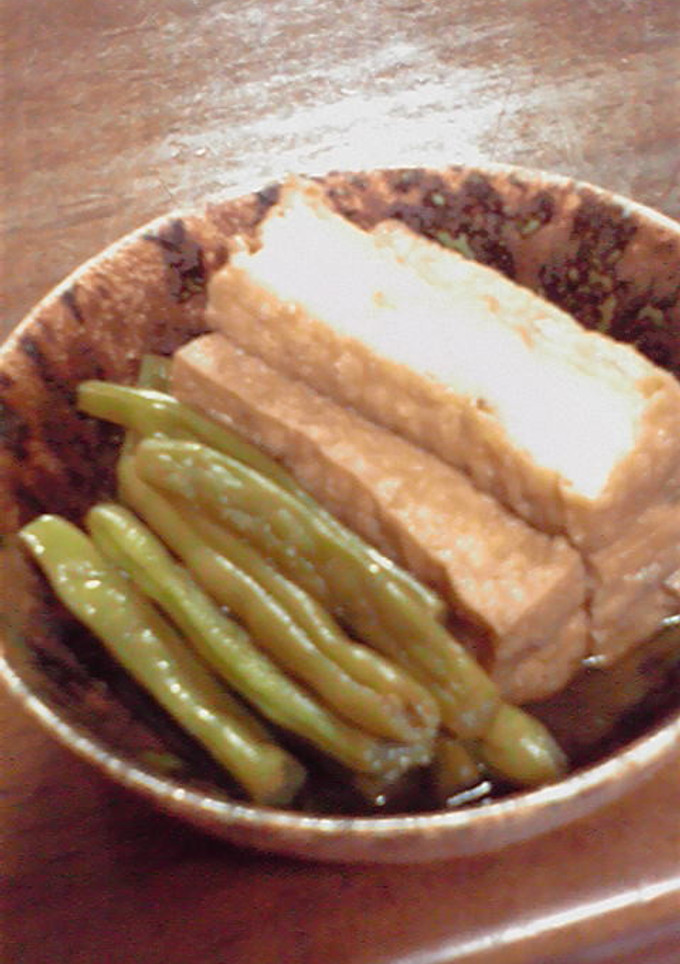 厚揚げとインゲンの煮物☆-レシピのメイン写真