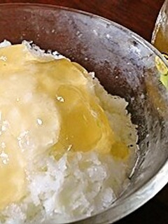 大人のおやつ♪牛乳かき氷にお酒のジュレ-レシピのメイン写真