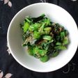 つるむらさきのカツオ胡麻和え