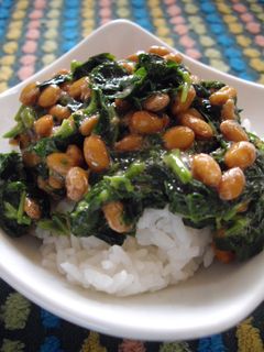 モロヘイヤ納豆丼♪-レシピのメイン写真