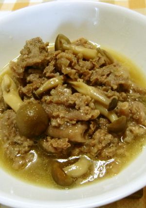 ★簡単！馬肉の＊スジ肉の煮込み＊です。♪-レシピのメイン写真
