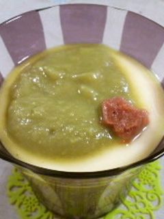 冷たい夏の茶碗蒸し!そら豆あん-レシピのメイン写真