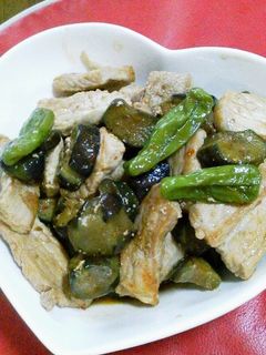 豚肉と夏野菜のウマ辛炒め*夏バテ解消!-レシピのメイン写真