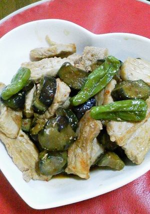 豚肉と夏野菜のウマ辛炒め＊夏バテ解消！-レシピのメイン写真
