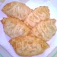 柿とチーズの揚げ餃子♪