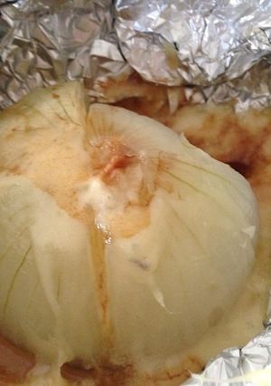 簡単！丸ごと玉ねぎの蒸し焼き〜☆-レシピのメイン写真