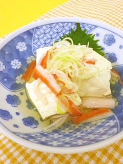 豆腐とカニカマのあっさり煮-レシピのメイン写真