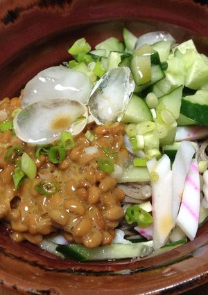 冷やし納豆蕎麦-レシピのメイン写真