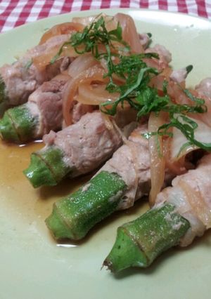 ☆☆オクラの肉巻き☆☆ポン酢バージョン-レシピのメイン写真