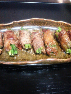 ニンニクの芽の肉巻き-レシピのメイン写真