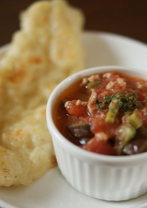 犬ごはん☆夏野菜トマトカレーとナン-レシピのメイン写真