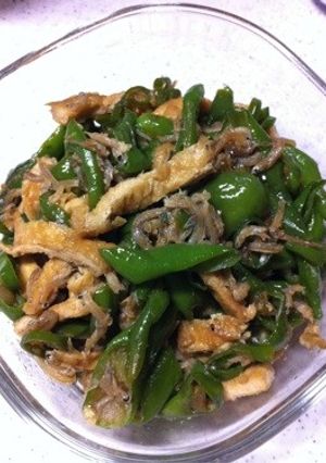 ししとうとしらす、油揚げの常備菜-レシピのメイン写真