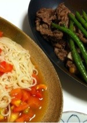 トマト素麺-レシピのメイン写真