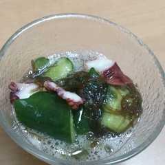 รูปของ 酢の物～ﾀｺ・ｷｭｳﾘ・ﾓｸﾞｽ～