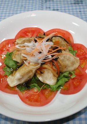 揚げ餃子甘酢あん-レシピのメイン写真