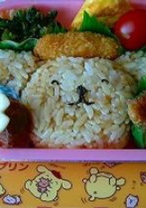 ポムポムプリンちゃん弁当(2005.11.01)-レシピのメイン写真