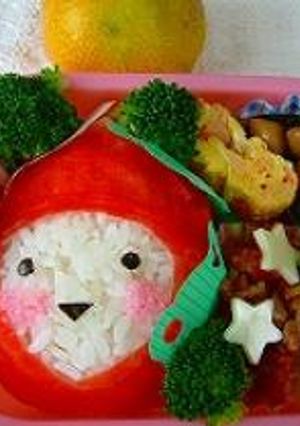 たまごっちキャラ＜いちごっち＞弁当（2005.11.14）-レシピのメイン写真