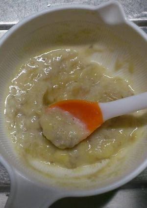 【離乳食ー中期】バナナ豆乳-レシピのメイン写真
