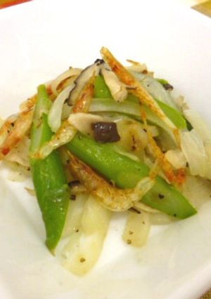 桜えびと野菜の香味ソテー-レシピのメイン写真