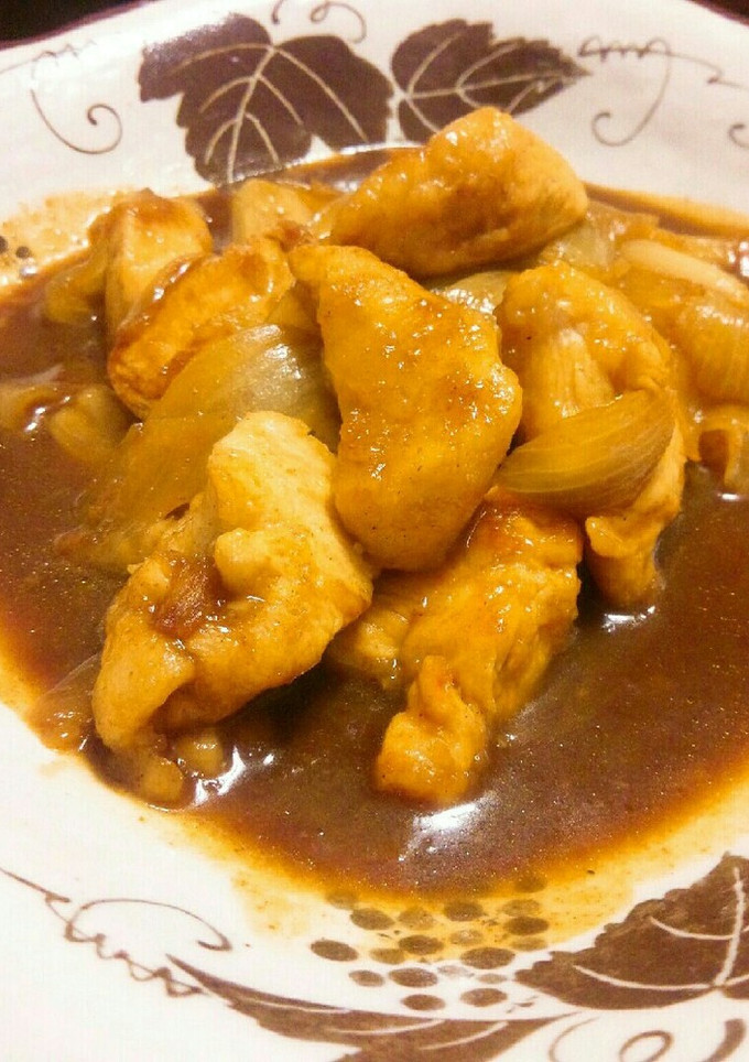 この安定感＊胸肉のカレー煮-レシピのメイン写真