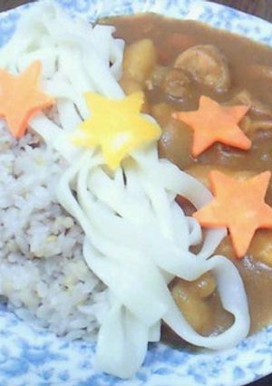 邪道ですか！？七夕きしめんカレー-レシピのメイン写真