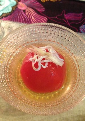 冷やしトマトの出汁煮-レシピのメイン写真