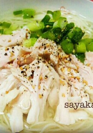 美味しい！簡単！鶏白湯にゅうめん-レシピのメイン写真