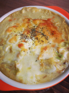 野菜たっぷりクリームカレーグラタン-レシピのメイン写真
