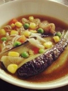 揚げなすのにゅうめん-レシピのメイン写真