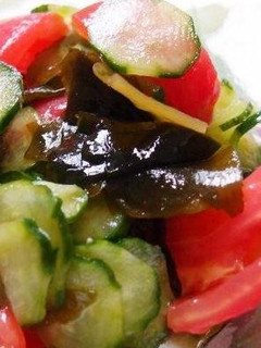 トマトときゅうりの酢の物-レシピのメイン写真