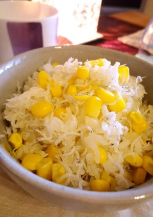 トウモロコシ＆しらすご飯-レシピのメイン写真