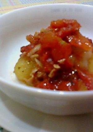 リンゴと豚肉のトマトソース煮-レシピのメイン写真