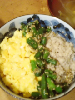 鶏そぼろどんぶり-レシピのメイン写真