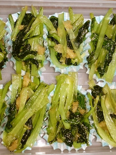 小松菜の甘辛煮★お弁当に★冷凍保存-レシピのメイン写真