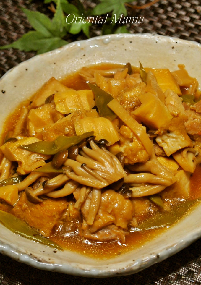 息子の大好物！鶏と厚揚げのうまい煮物-レシピのメイン写真