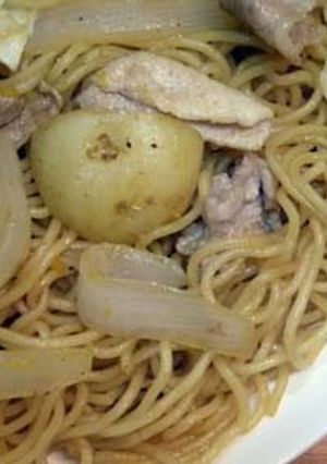 嵐相葉くんのキャベツとじゃがいもの焼そば-レシピのメイン写真