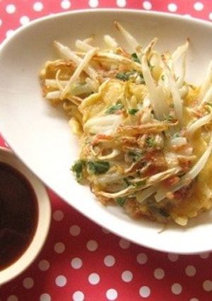 もやしと干しえびのうす焼き-レシピのメイン写真