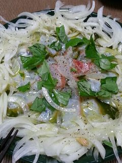 簡単☆鯛のカルパッチョ-レシピのメイン写真