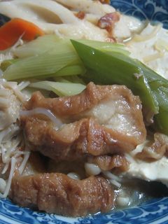 仙台麩の肉豆腐ふう煮物-レシピのメイン写真