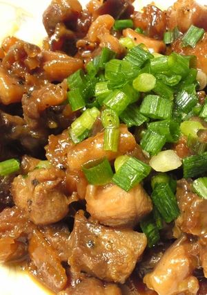 親鶏のリンゴ酢煮-レシピのメイン写真