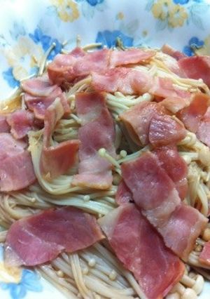 簡単!時短なえのきベーコン♡-レシピのメイン写真