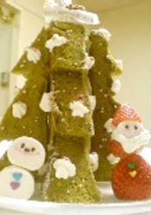 クリスマスツリーケーキ-レシピのメイン写真