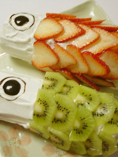 鯉のぼりロールケーキ-レシピのメイン写真