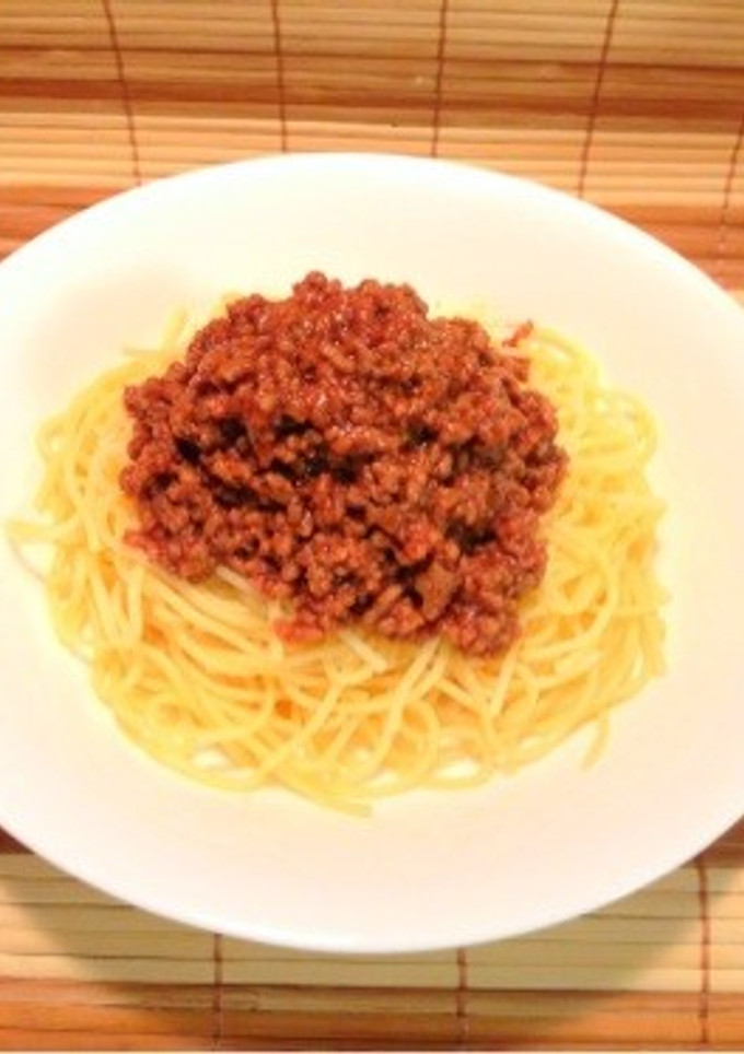 簡単♪懐かしい和風ミートソーススパゲティ-レシピのメイン写真