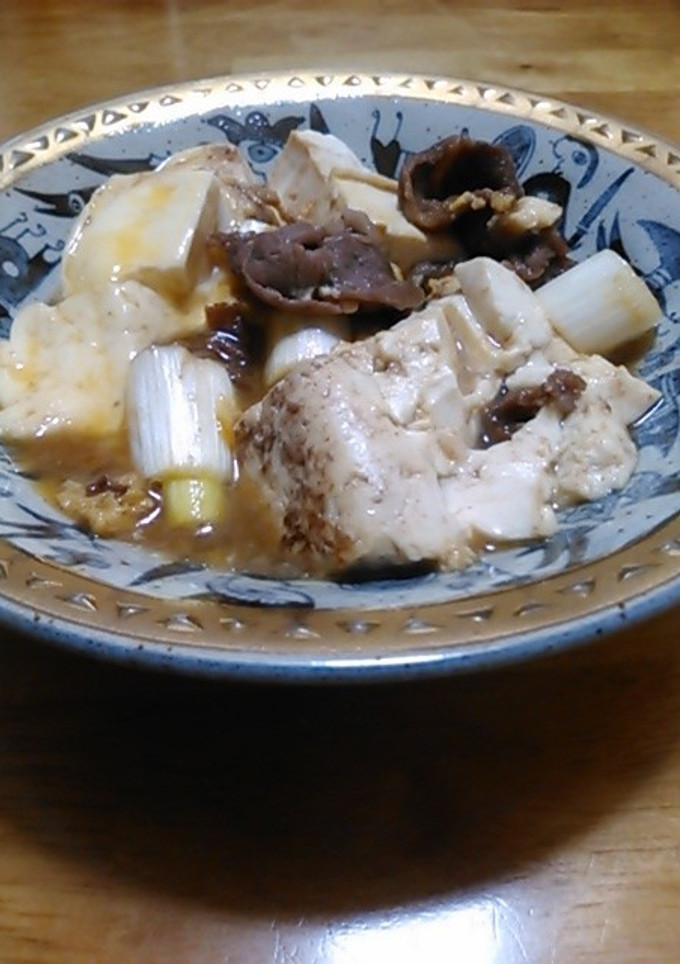 肉豆腐の卵とじ-レシピのメイン写真