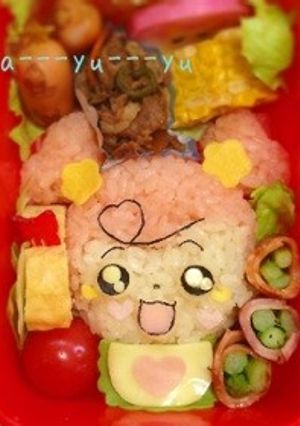 ドキドキプリキュア☆アイちゃん☆キャラ弁-レシピのメイン写真