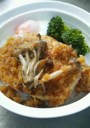 ふわふわハンバーグの和風ロコモコ丼-レシピのメイン写真