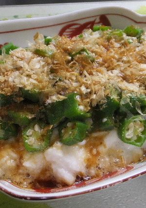 【長芋とオクラとおかか】ゆずぽん酢味-レシピのメイン写真