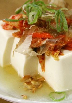 キムチニンニクの冷奴-レシピのメイン写真